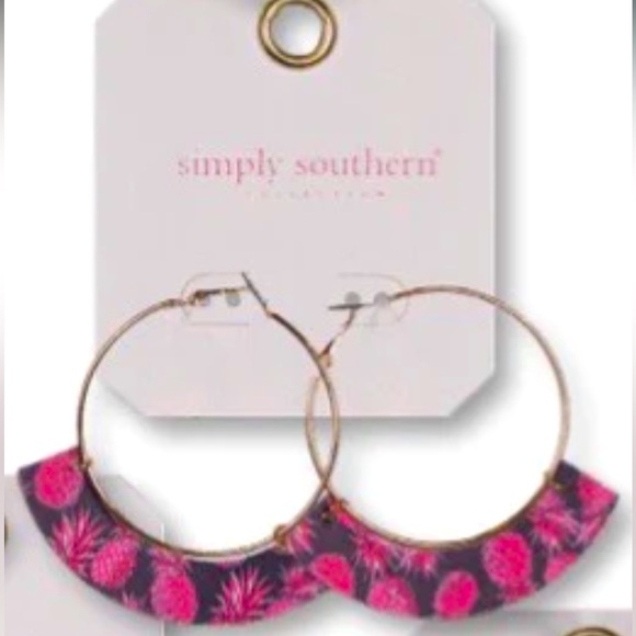 Simply Southern Jewelry - New! Simply Southern Pineapple Hoops
